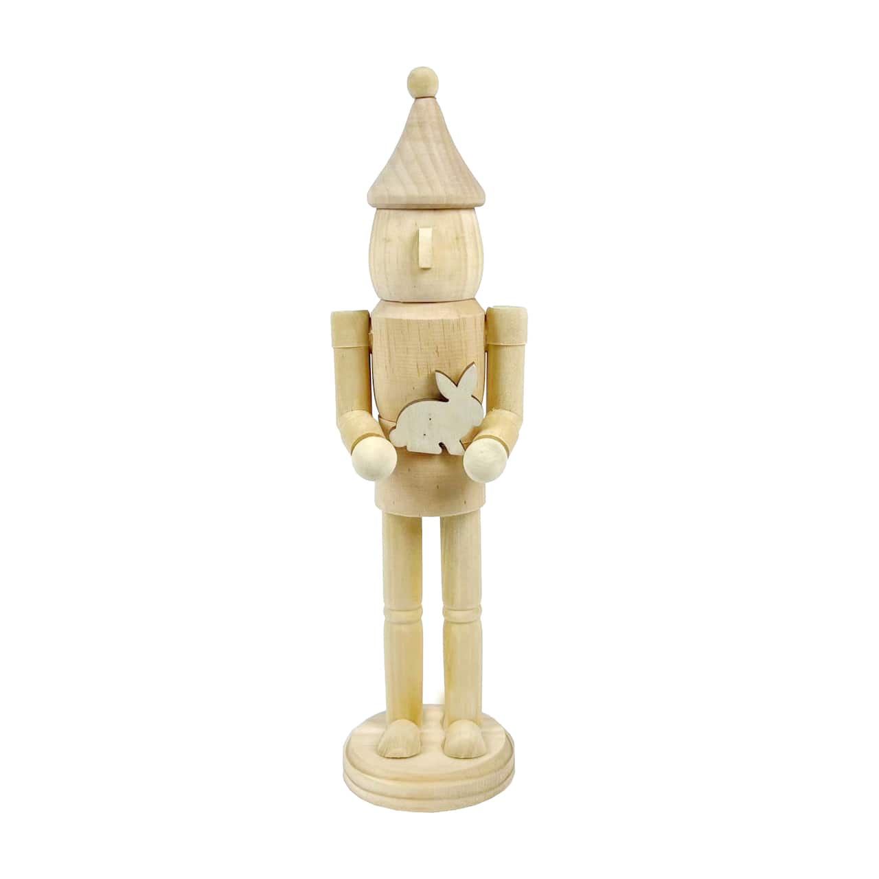 14" DIY Wood Nutcracker with Bunny by Make Market®